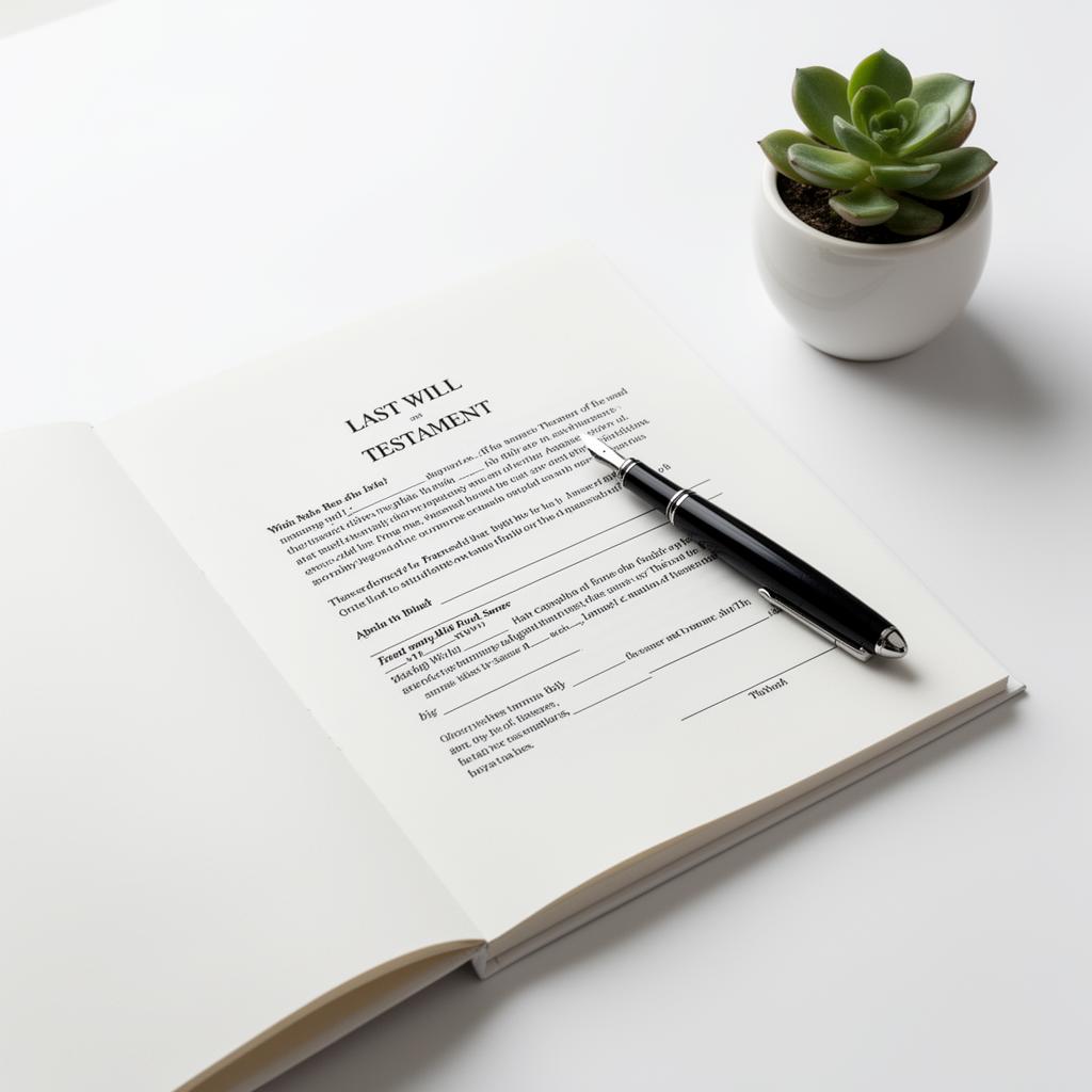 Last Will and Testament document